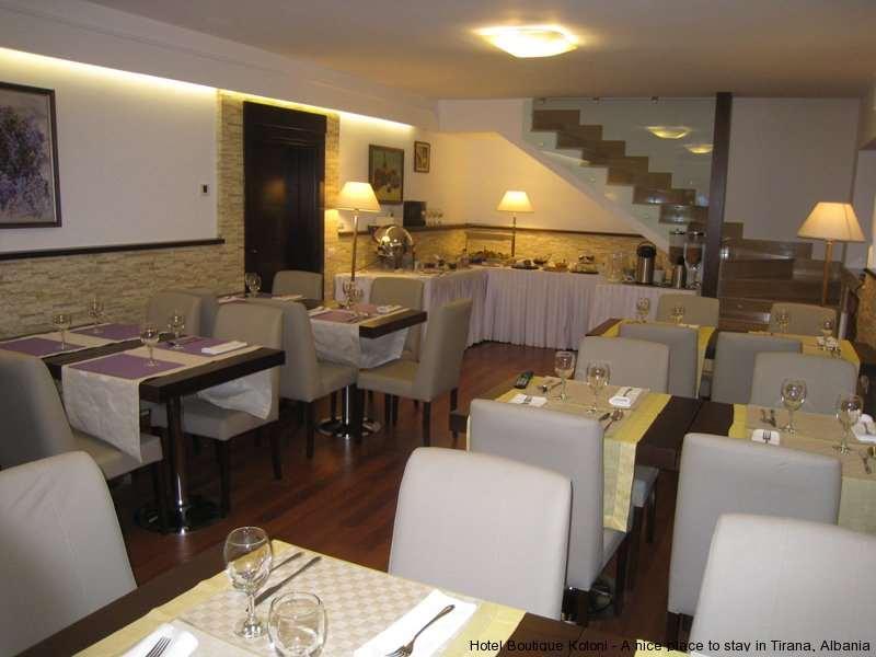 Boutique Hotel Kotoni Tiranë Nhà hàng bức ảnh